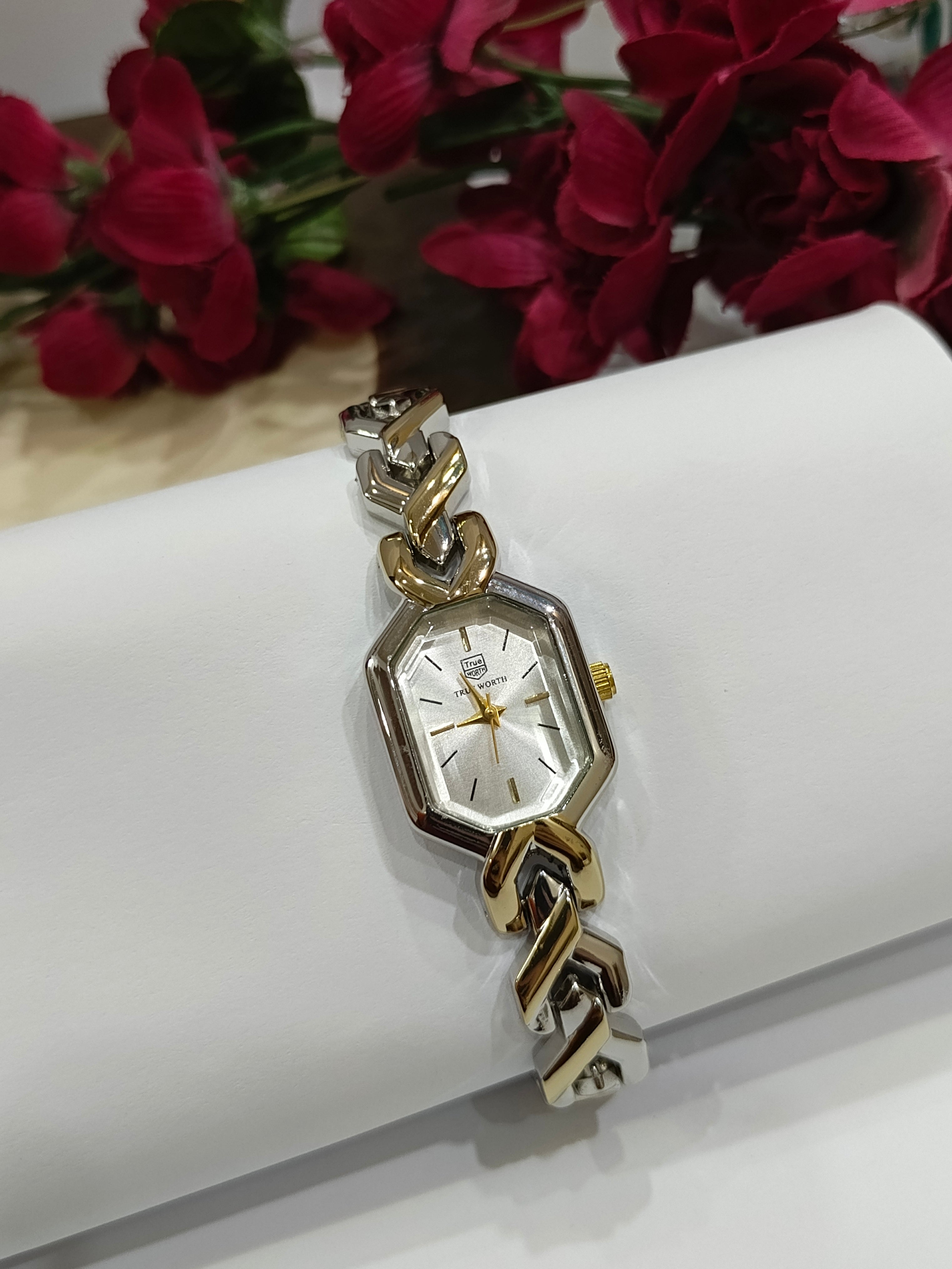 True Worth Hexa TwoTone Watch