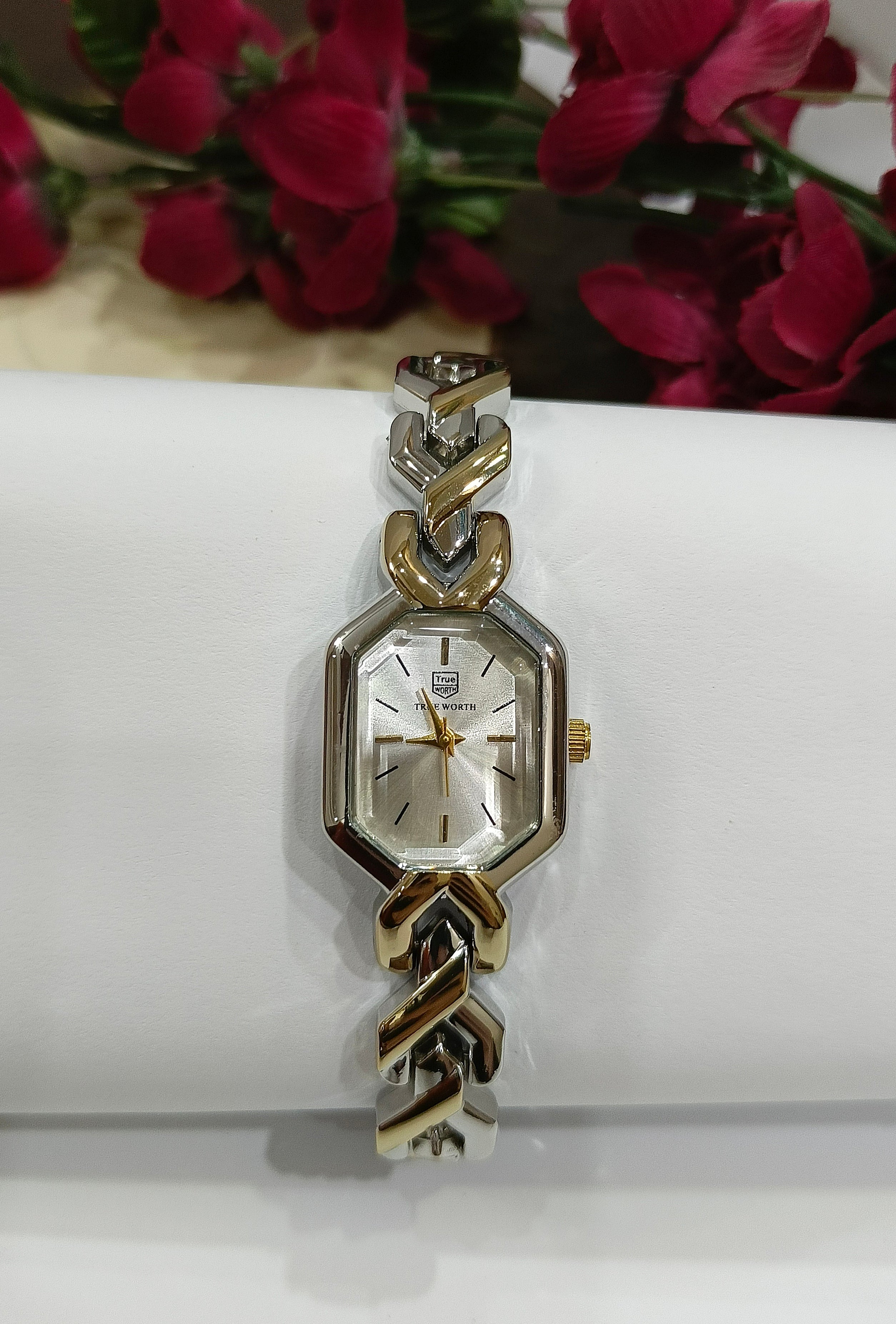 True Worth Hexa TwoTone Watch