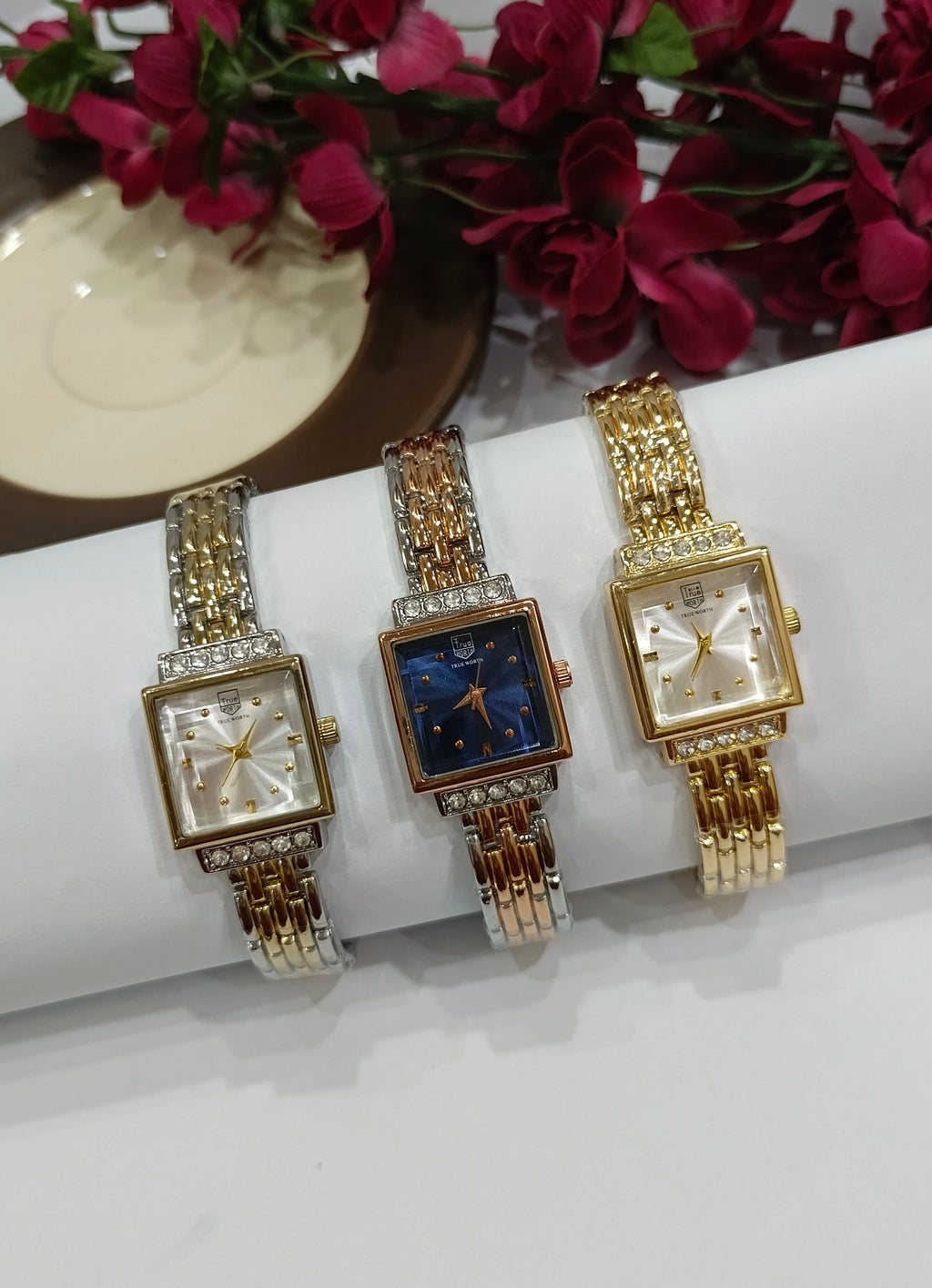 True Worth Royal Square Collection Watch