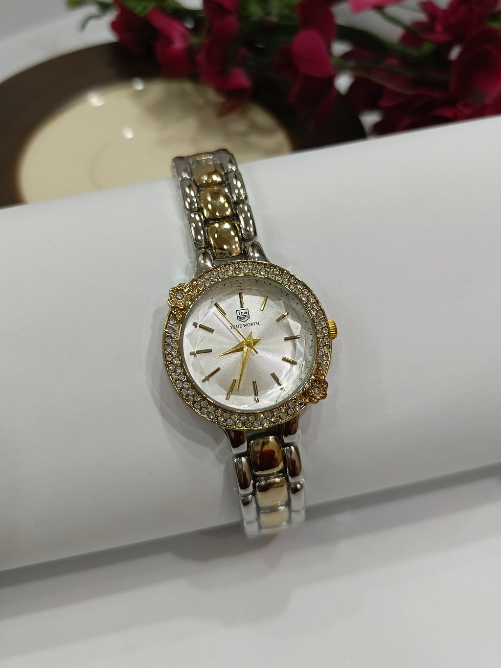 True Worth Diamond Bezel Watch