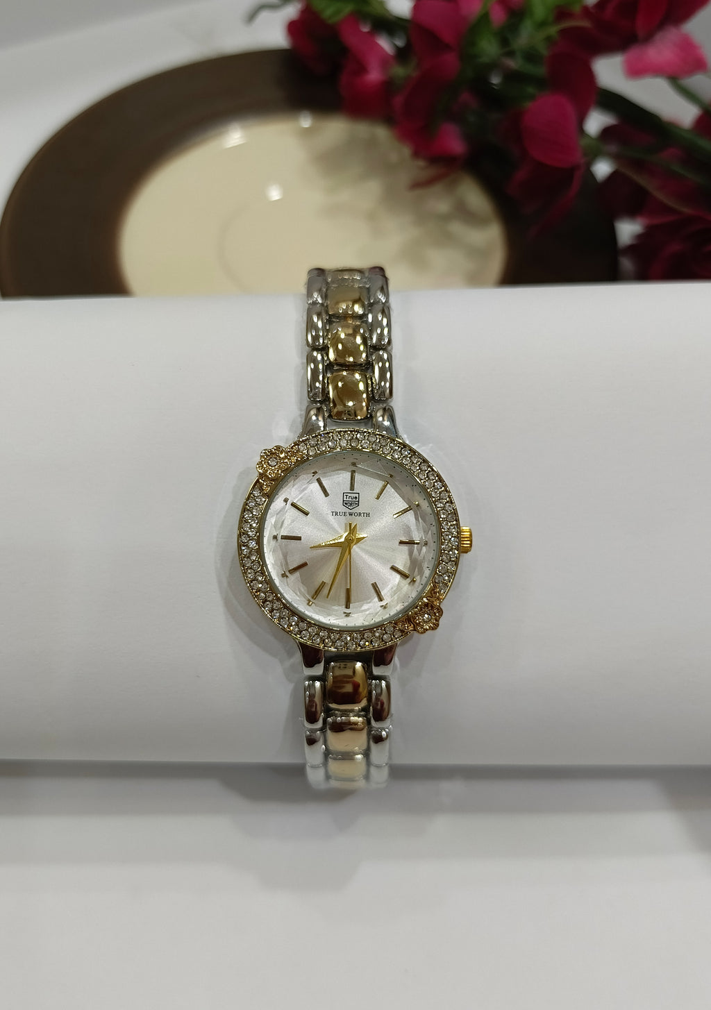 True Worth Diamond Bezel Watch