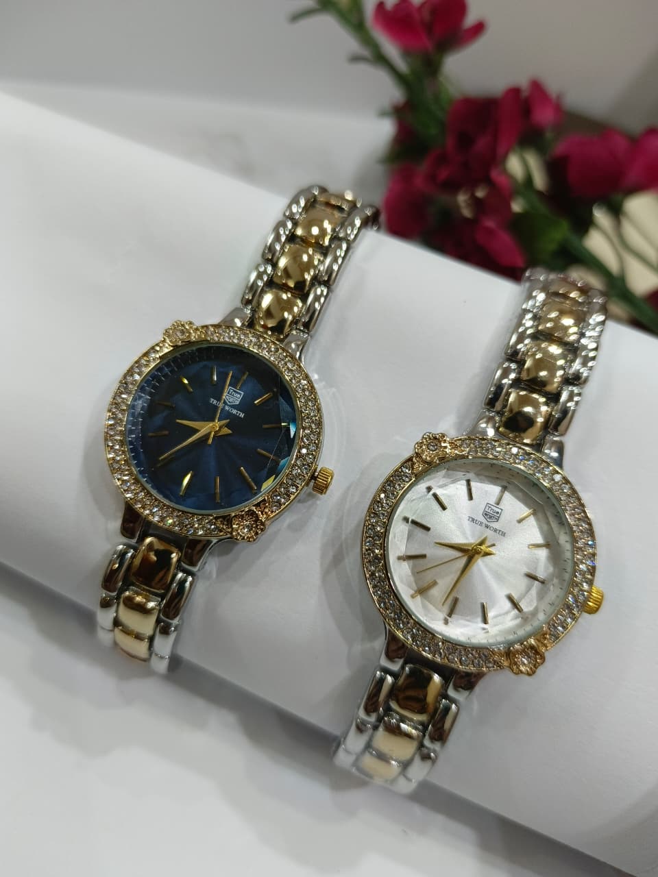 True Worth Diamond Bezel Watch