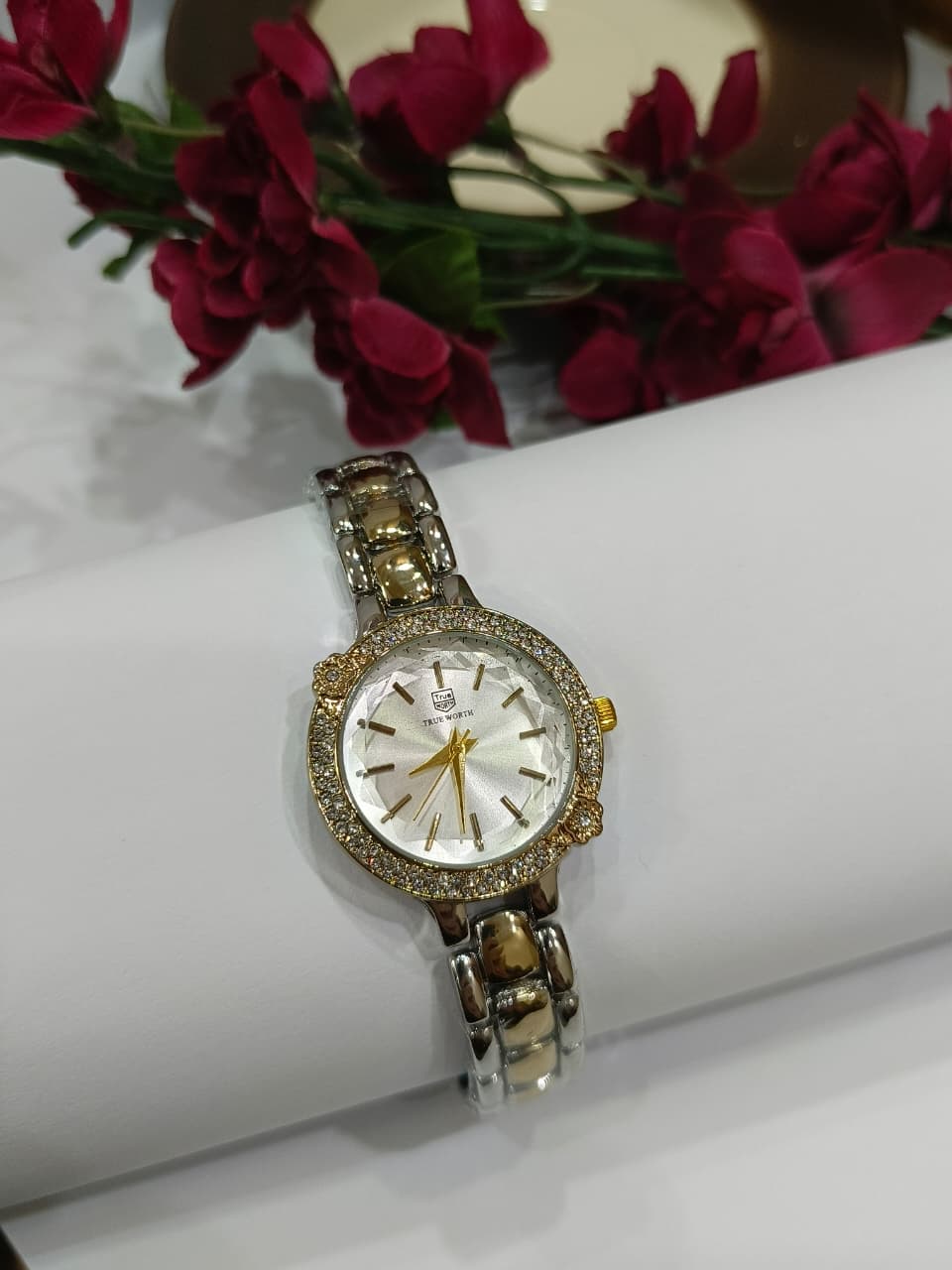 True Worth Diamond Bezel Watch