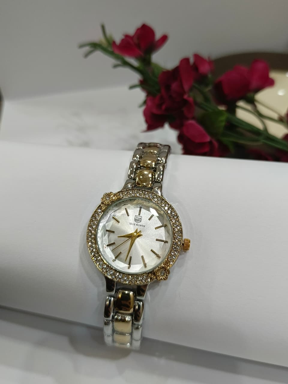True Worth Diamond Bezel Watch