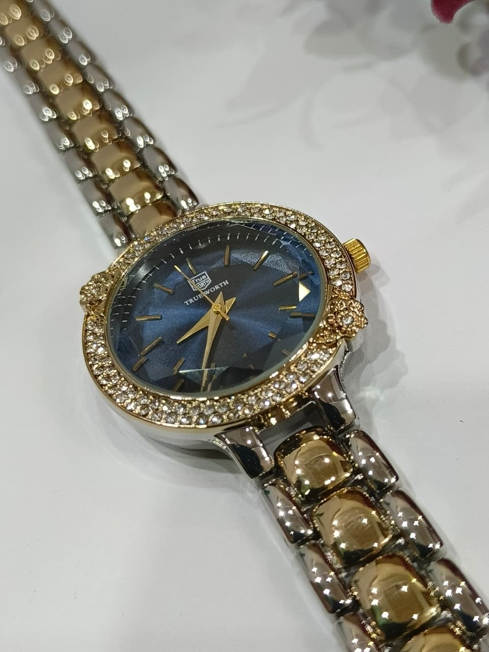 True Worth Diamond Bezel Watch