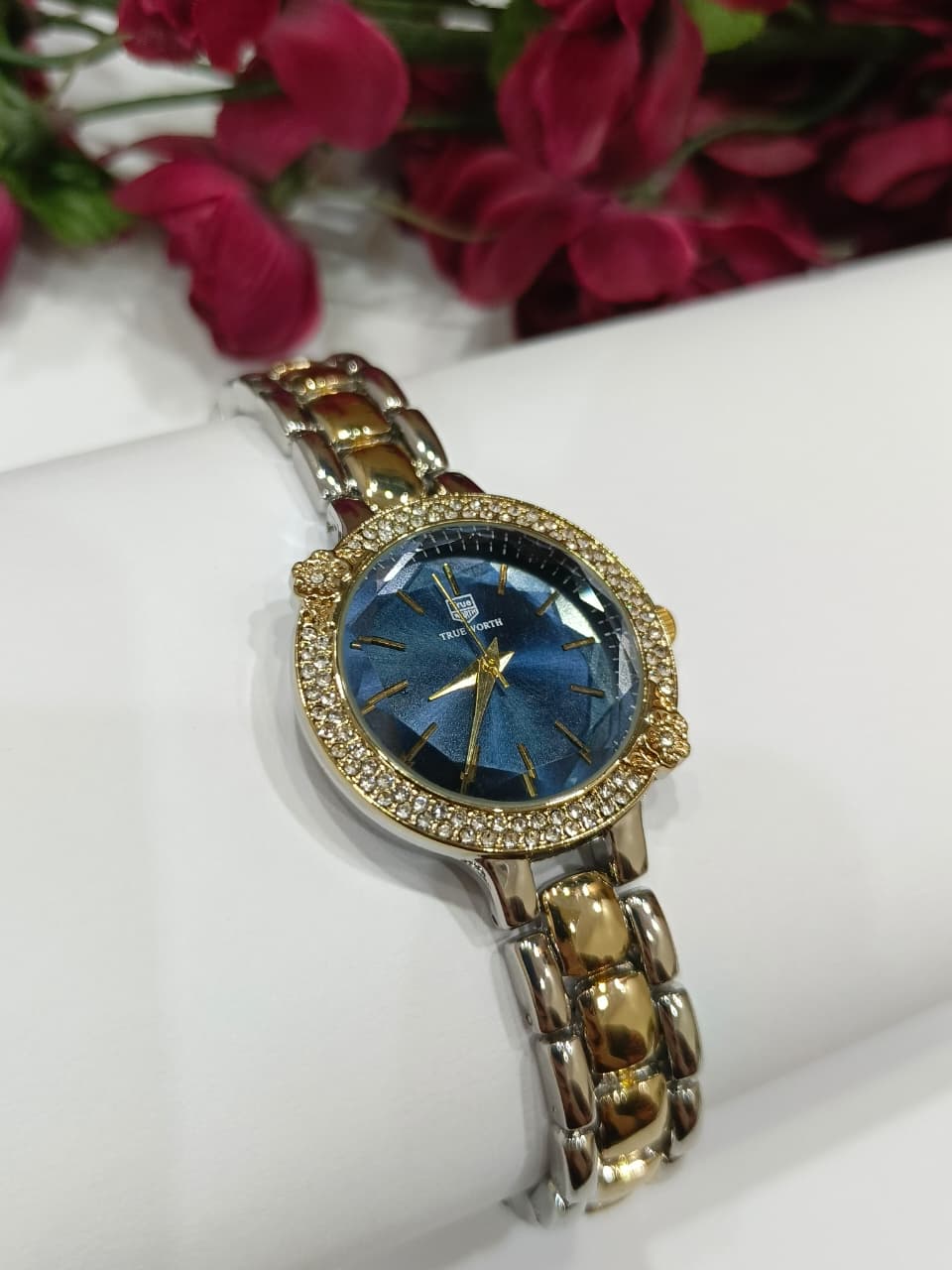 True Worth Diamond Bezel Watch